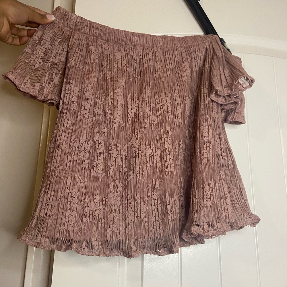 Off the shoulder shirt